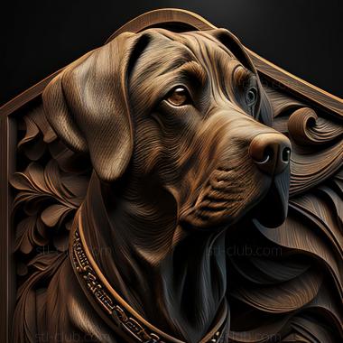 3D model st Falen dog (STL)